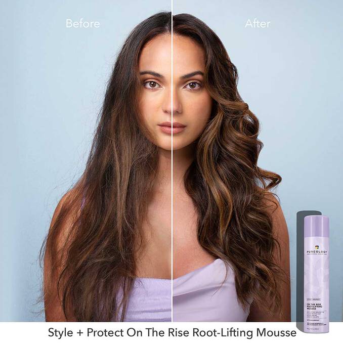 PUREOLOGY Style + Protect On The Rise Root Lifting Mousse