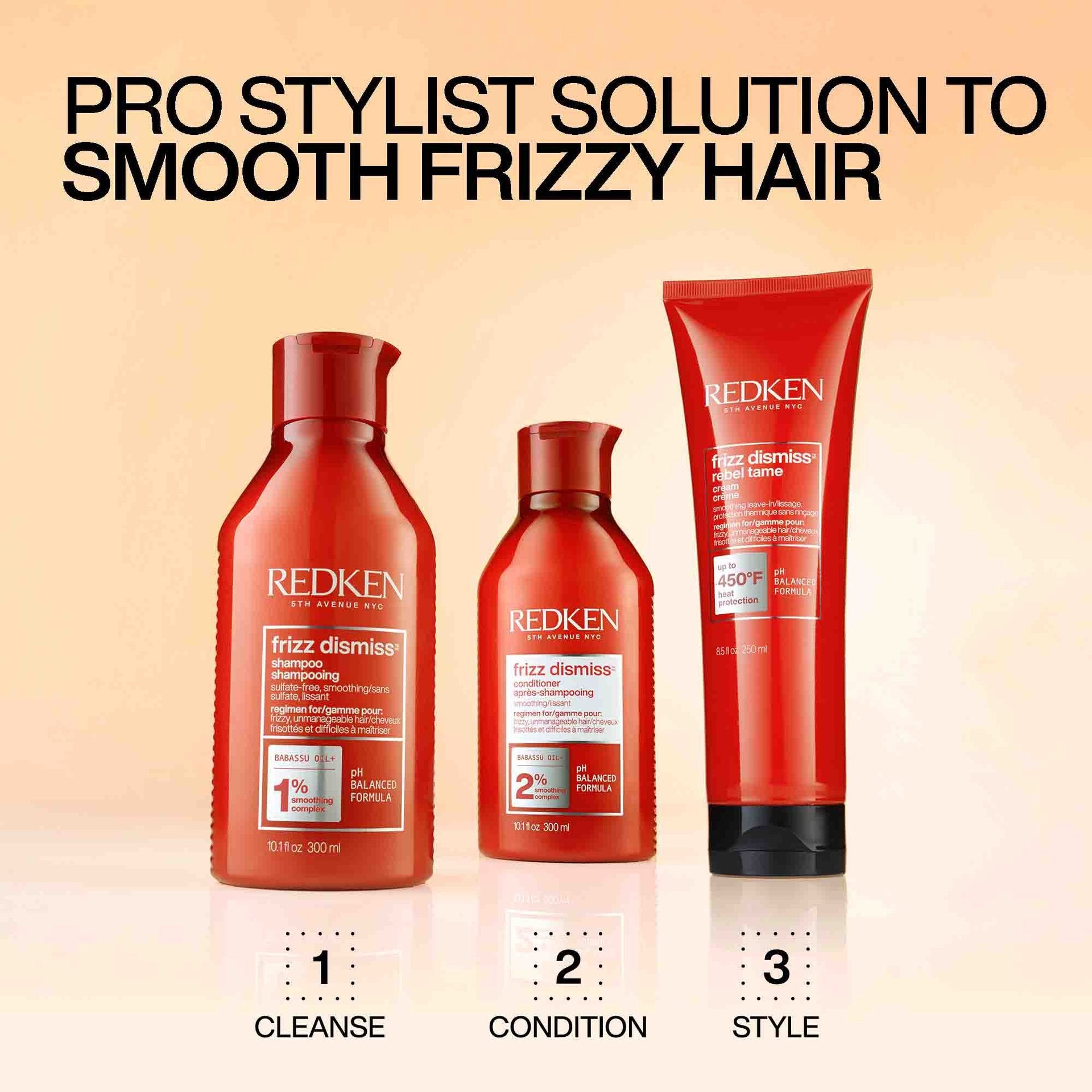 Redken Frizz Dismiss Rebel Tame Heat Protective Leave-in Cream